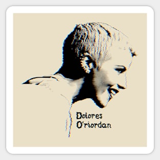 Glitch design dolores o'riordan Sticker